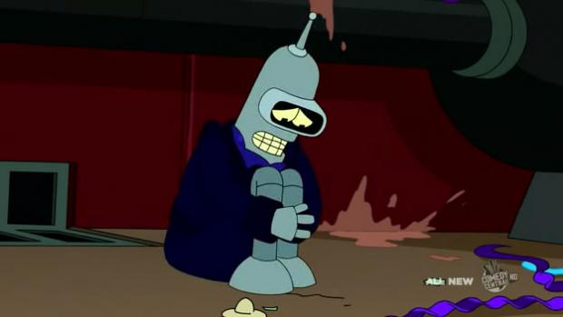 Bender is sad.